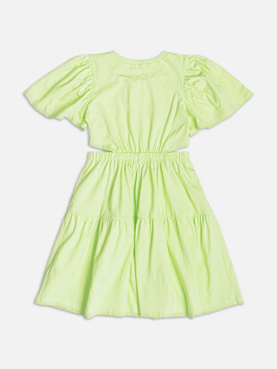 Vestido Infantil Momi Verão Verde
