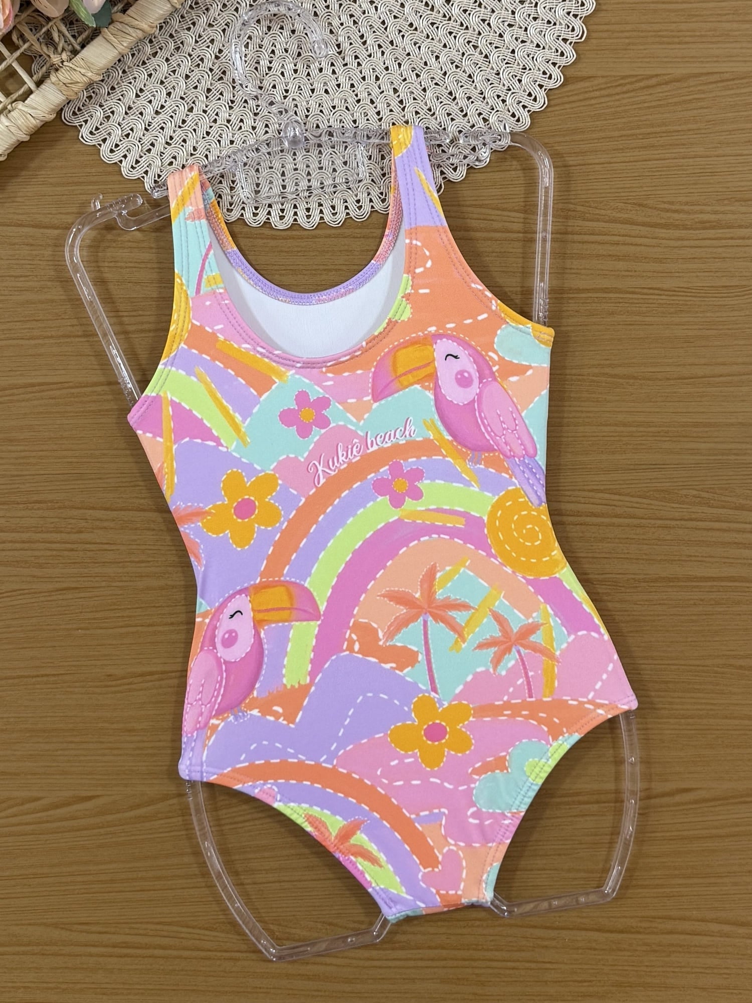 Maiô Infantil Kukiê Verão Colorido Florzinha