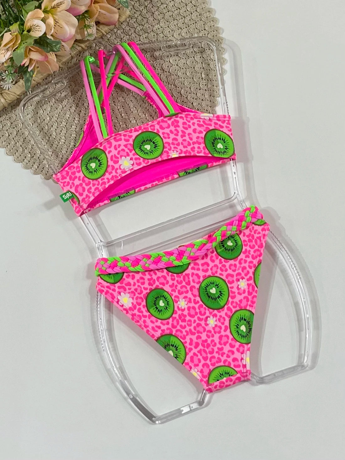 Biquíni Infantil Siri Kids Rosa Fernanda Kiwi 43209