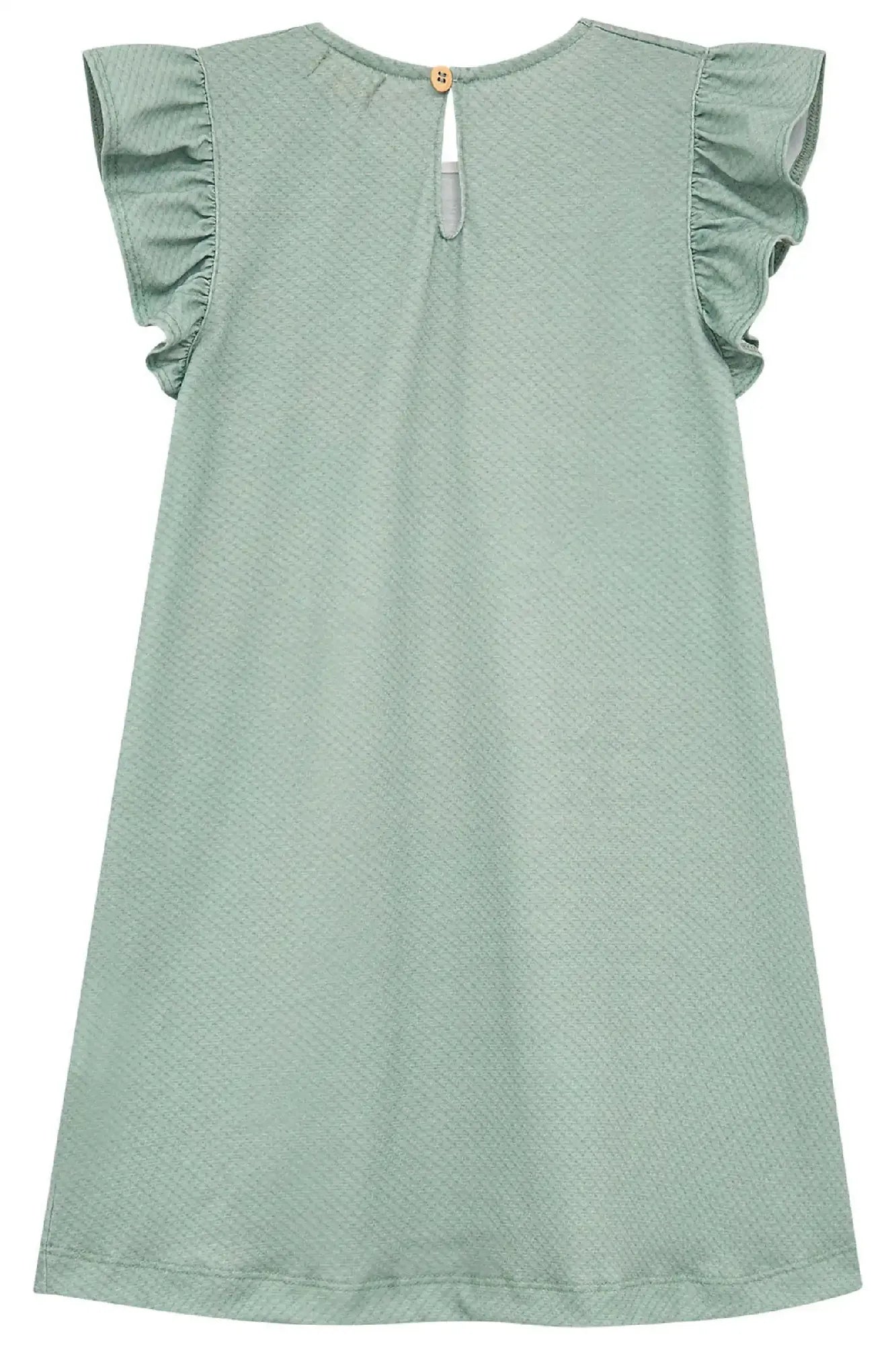 Vestido Infantil Kukiê Verão Verde Menininha Boiadeira