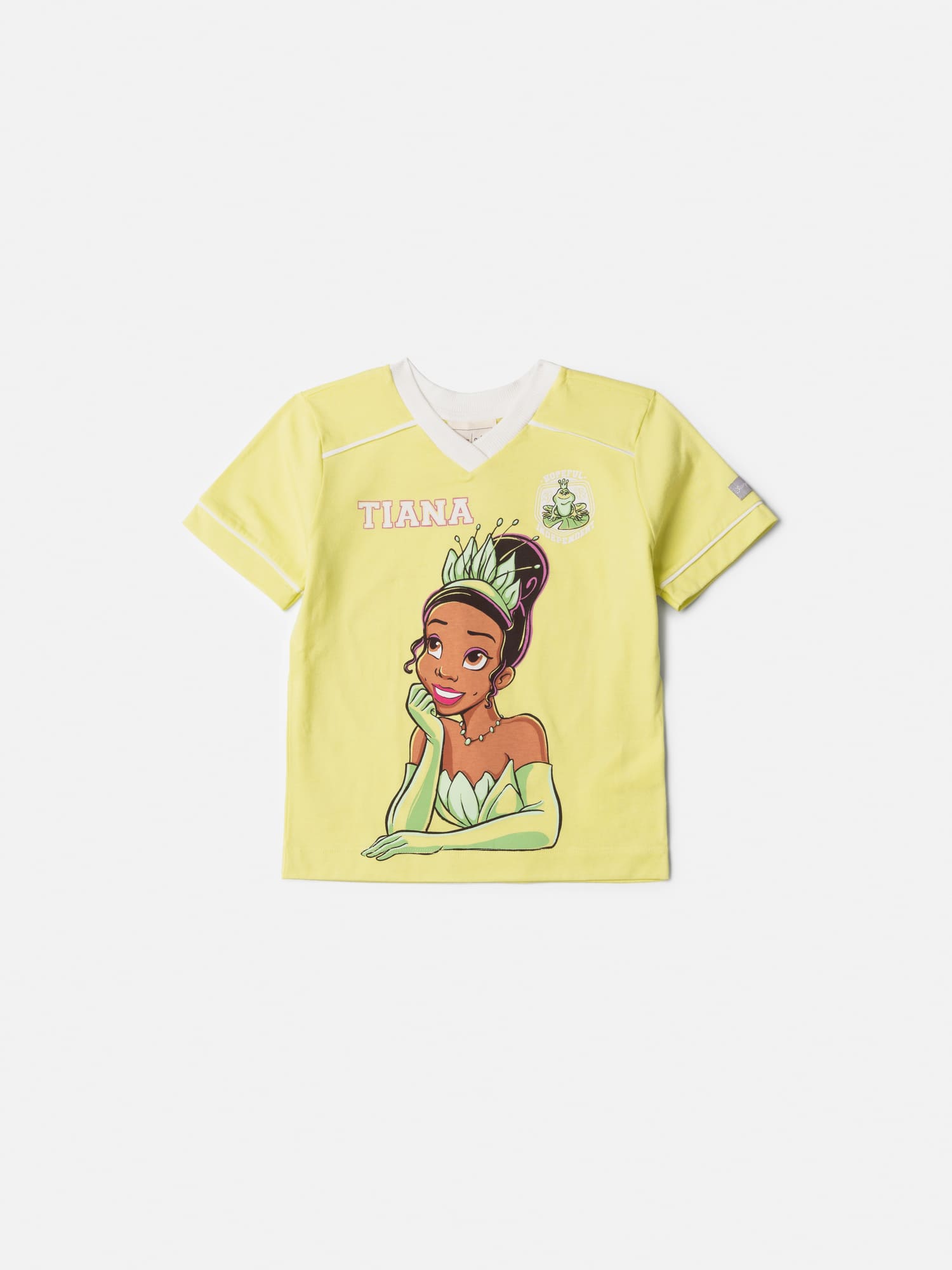 Blusa Infantil Animê Verão Verde Princesa Tiana Disney
