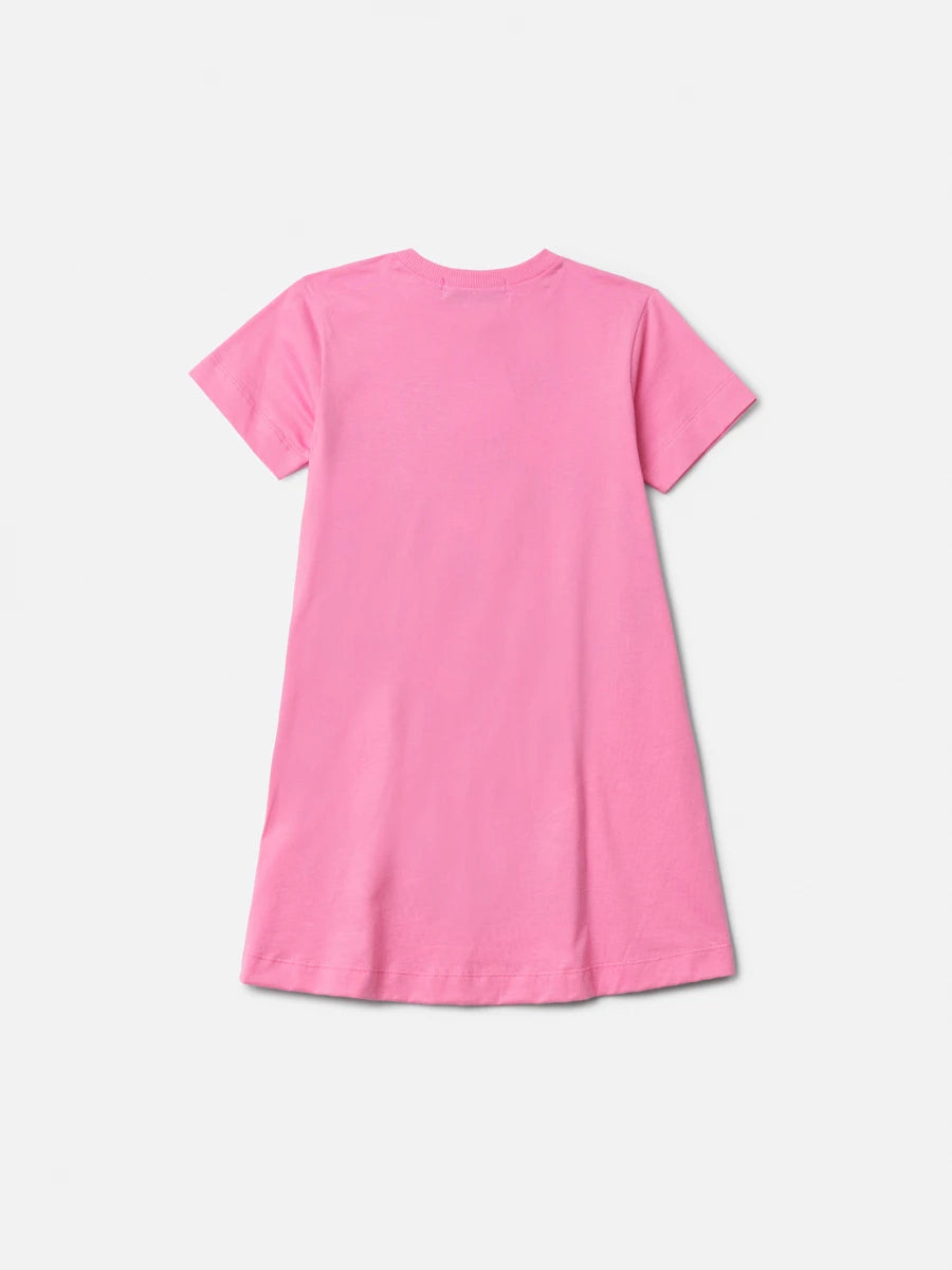 Vestido Infantil Animê Rosa Minnie The Finest Dinsey
