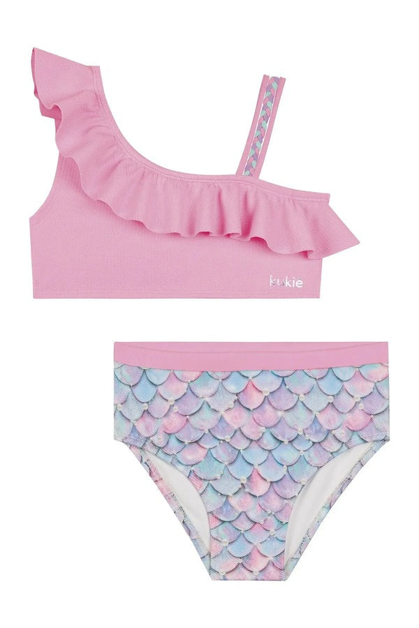 Biquíni Infantil Kukiê Verão Rosa Conchinha