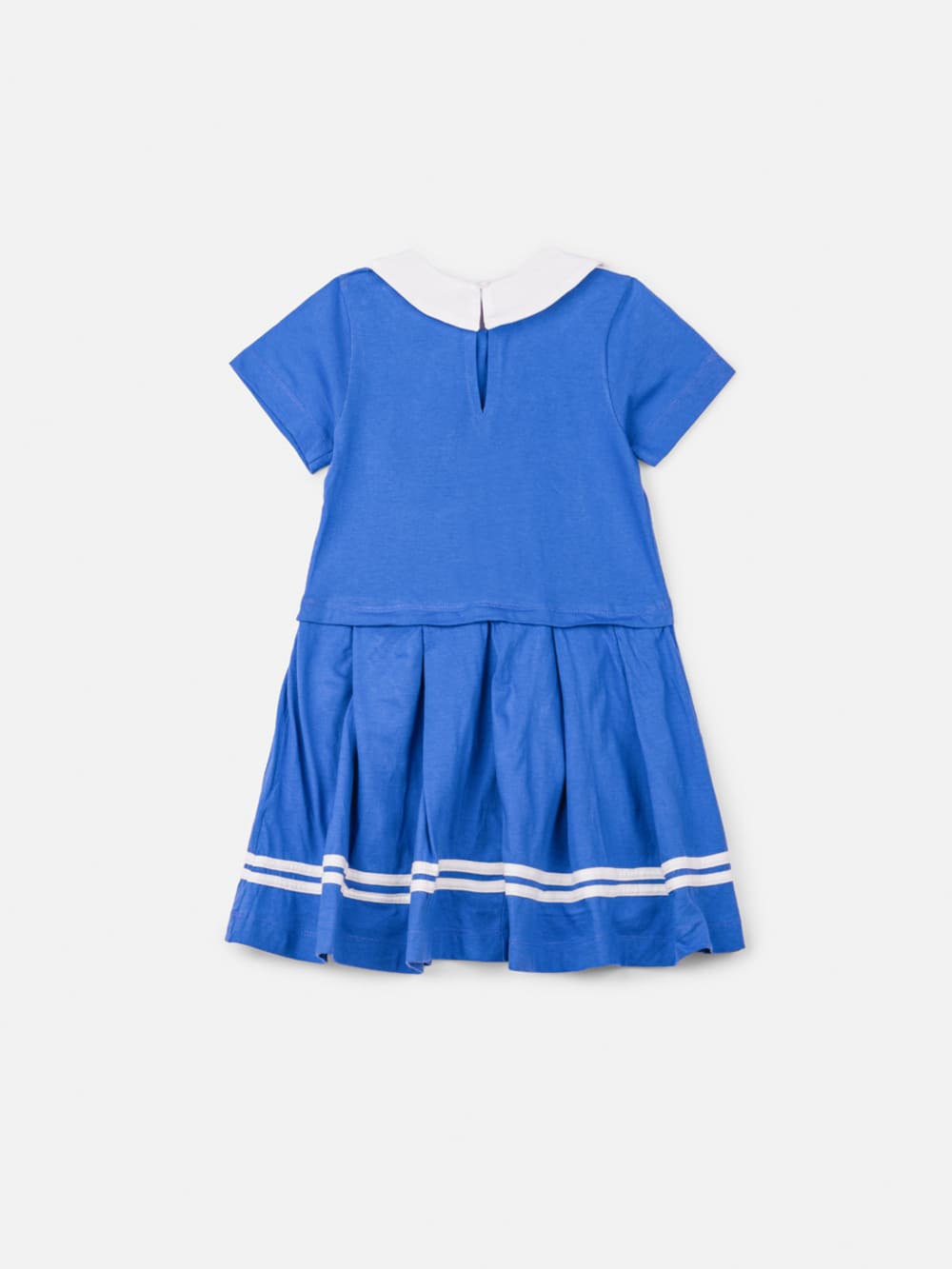 Vestido Infantil Animê Verão Azul Minnie Esportiva Disney