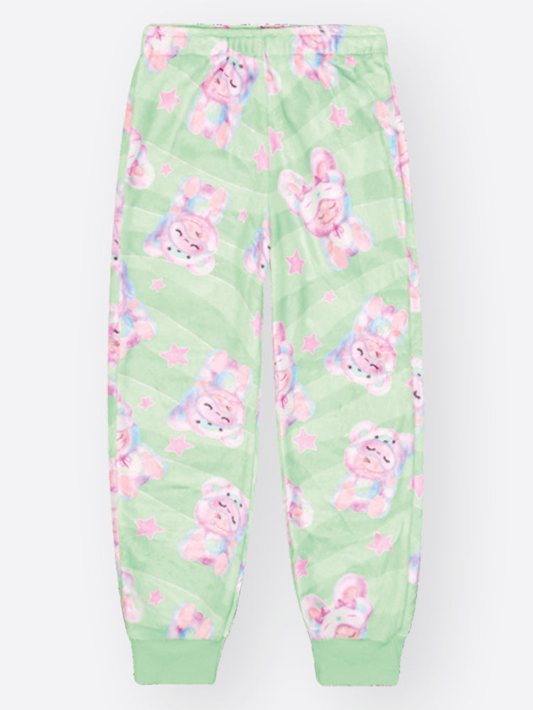 Pijama Infantil Cinti Inverno Verde Labubu Dreams