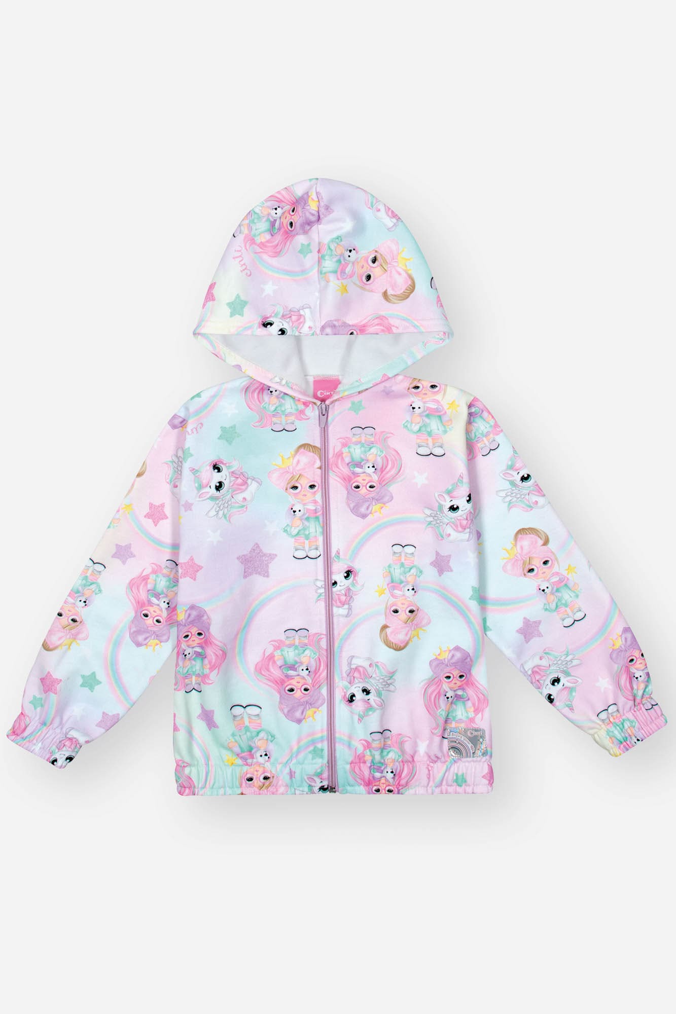 Conjunto Infantil Cinti Inverno Calça e Moletom Flanelado Brilhinho