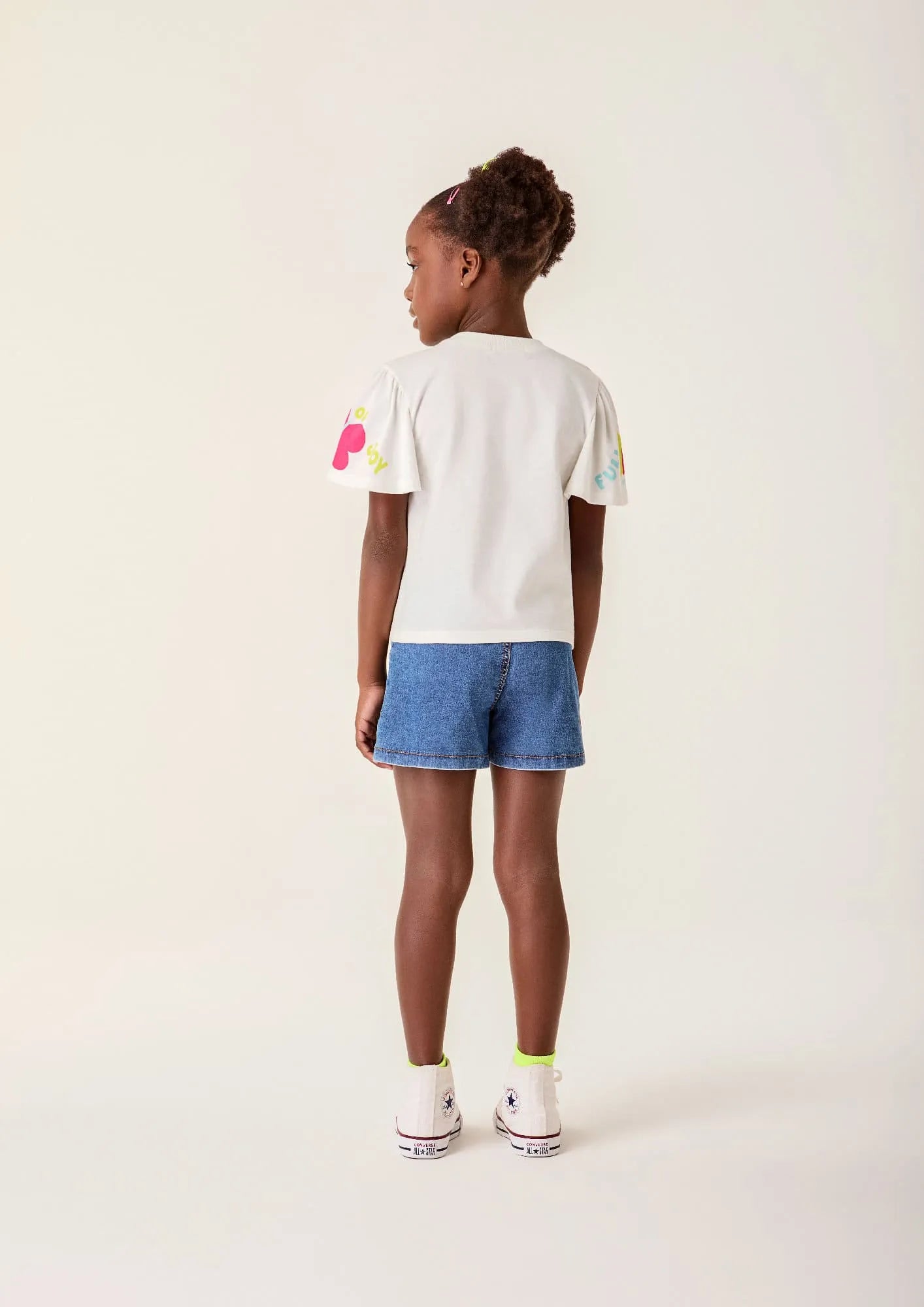 Blusa Infantil Menina Bimbi Branca Borboletinha