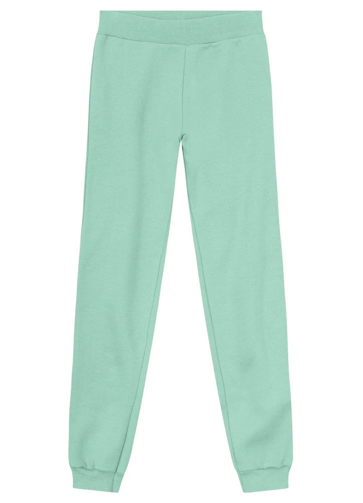 Calça Moletom Infantil Brandili Menina Flanelada Verde