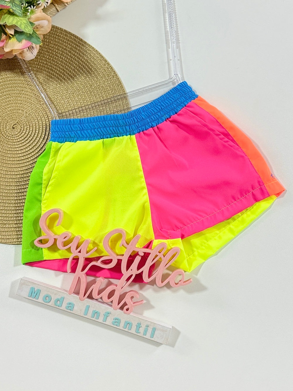 Shorts Infantil Siri Kids Nylon Thaís Gummy 39088