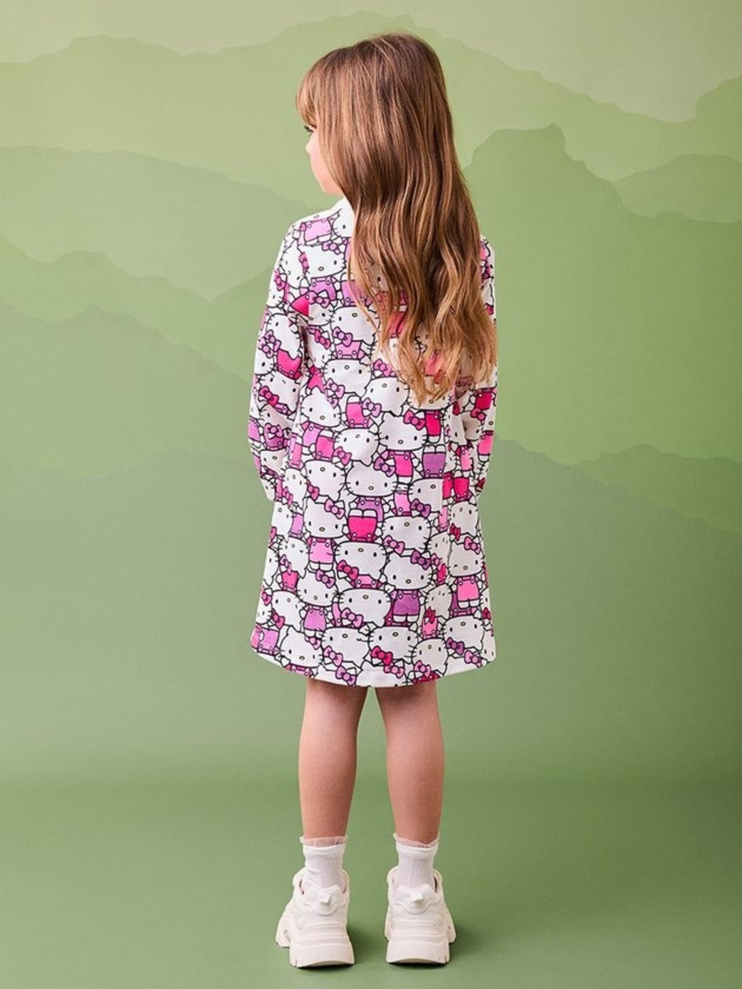 Vestido Infantil Momi Inverno Hello Kitty