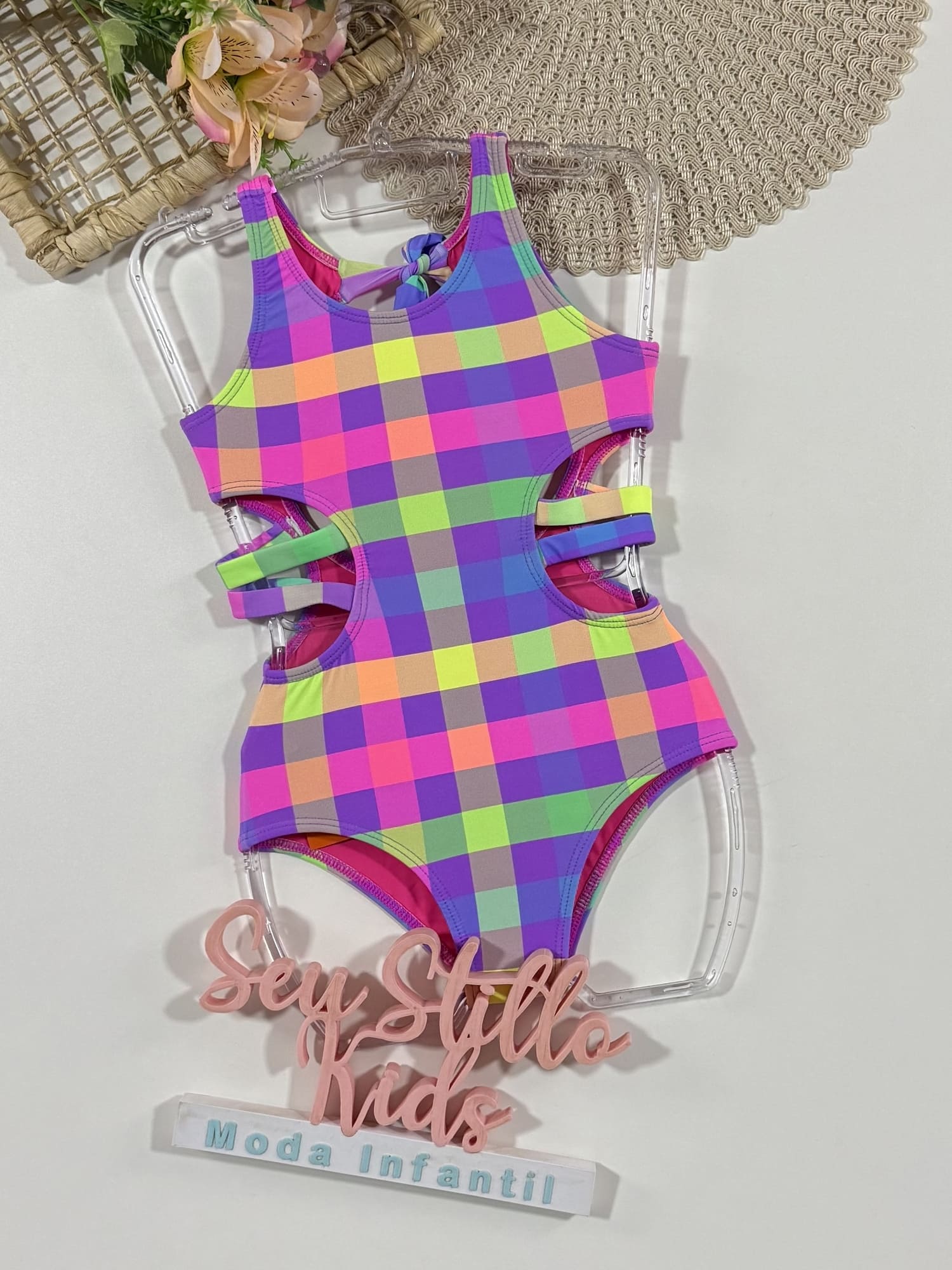 Maiô Infantil Siri Kids Gabriela Sweet Color 40122