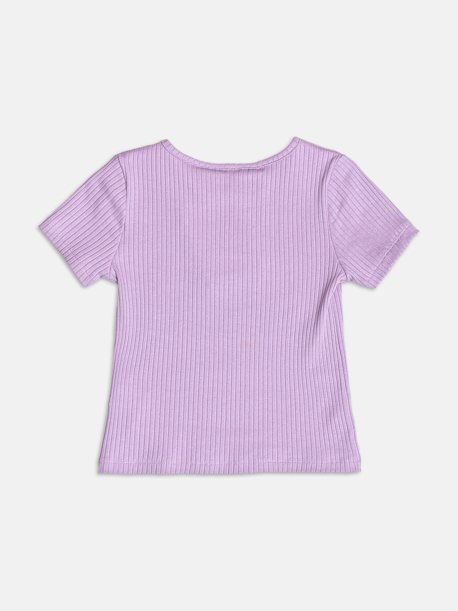 Blusa Infantil Momi Verão Lilás Cinnamoroll