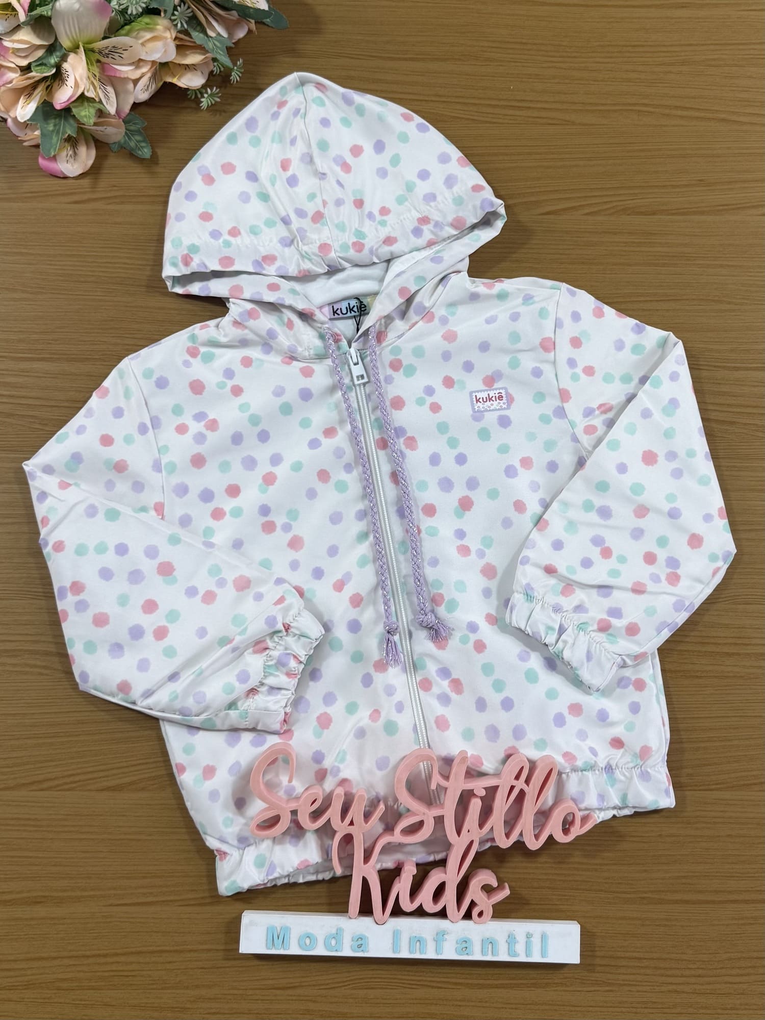 Jaqueta Infantil Kukie Inverno Corta Vento Colors