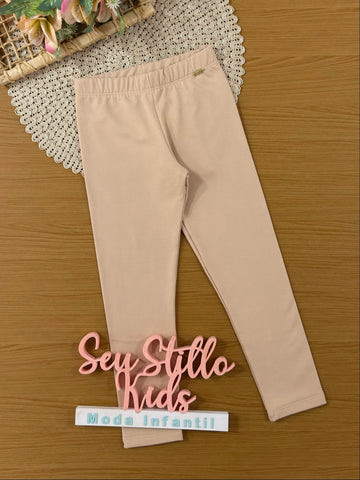 Calça Legging Infantil Kukiê Inverno Térmica Bege