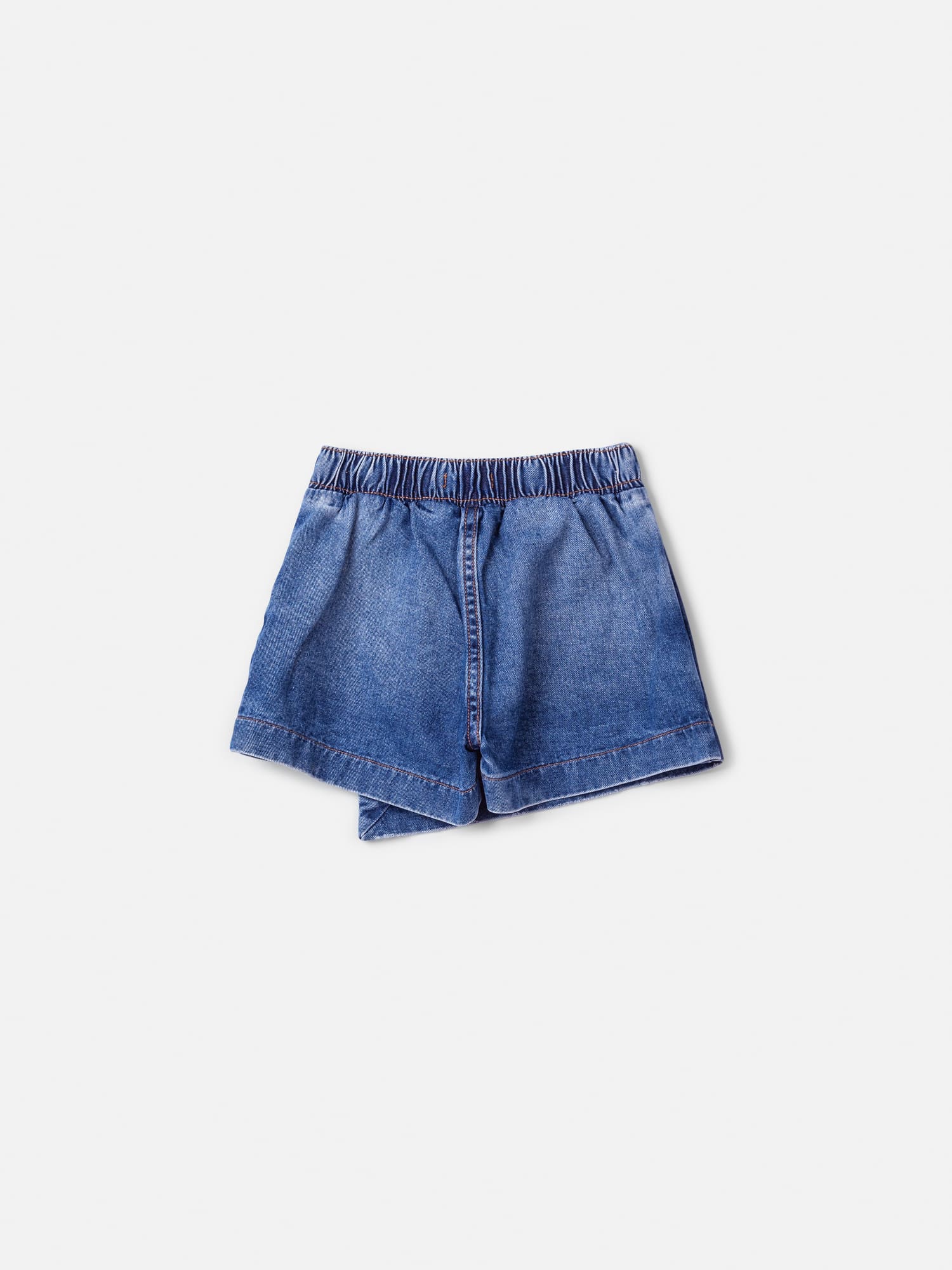 Shorts Saia Infantil Animê Verão Jeans Minnie e Mickey Marinheiros Disney