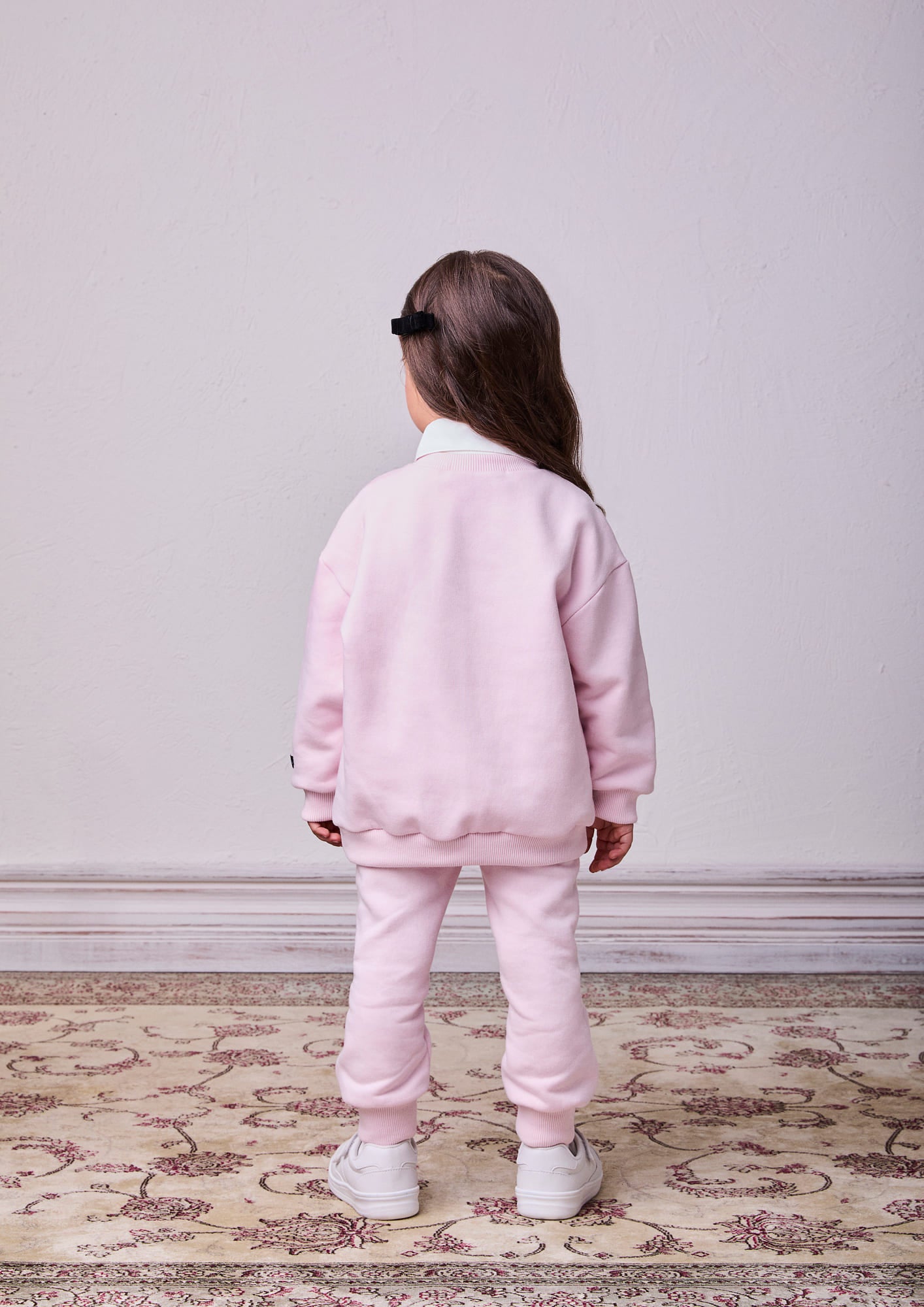 Conjunto Infantil Animê Inverno com Calça e Casaco Rosa Minnie Disney