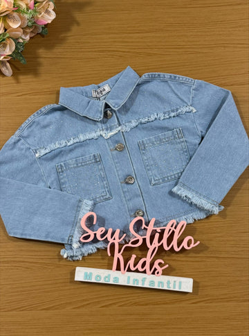 Jaqueta Infantil Kukie Inverno Jeans