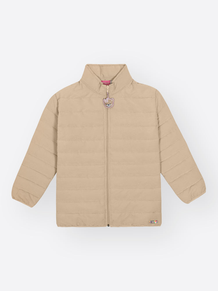 Jaqueta Infantil Cinti Inverno Puffer Bege