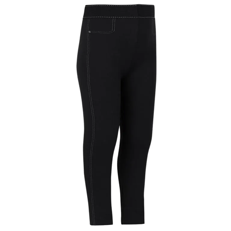 Legging Infantil Lupo Fio 150 Imita Jeans Preta