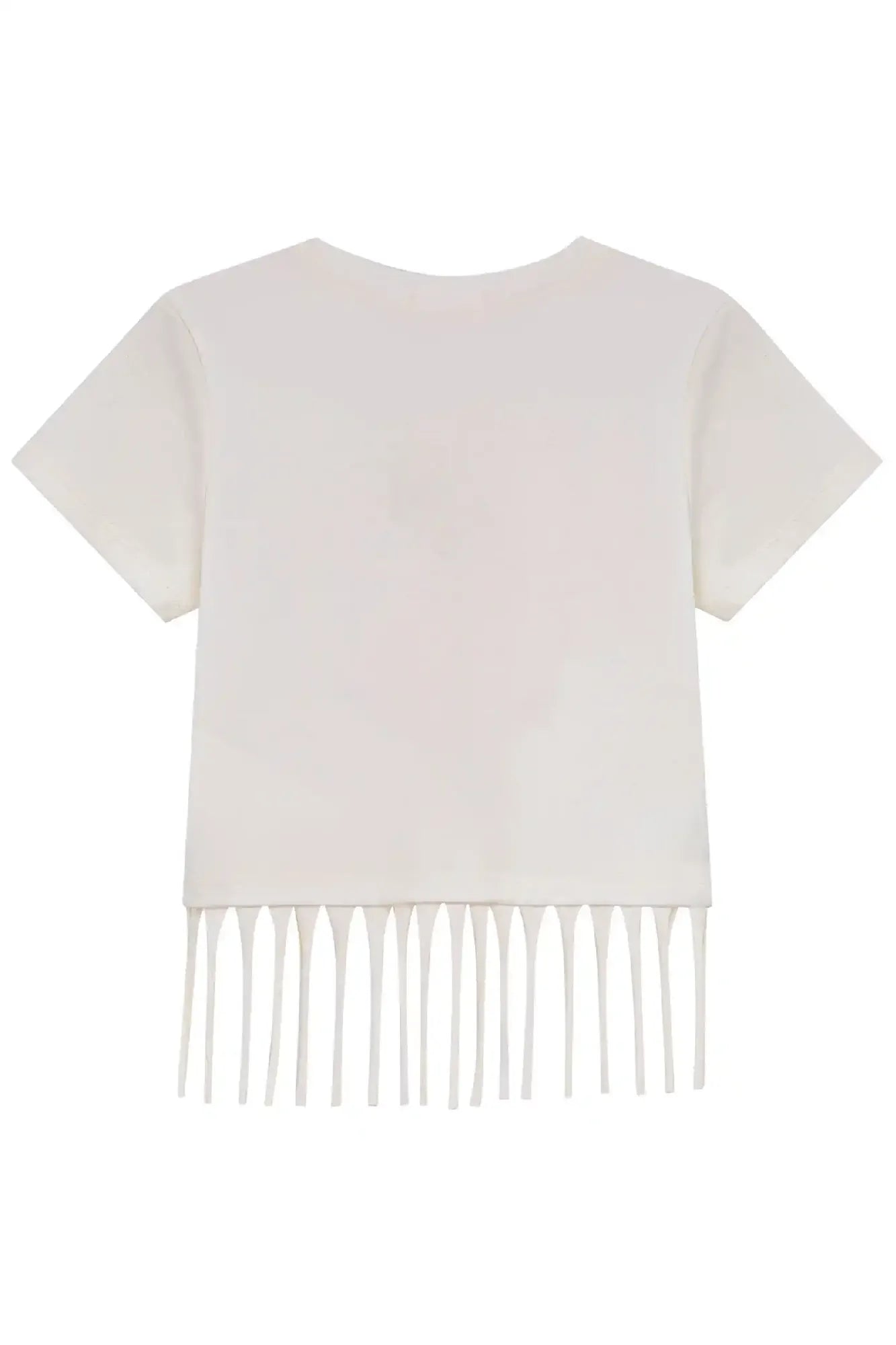 Blusa Infantil Menina Kukiê Branca Let's Go Girls com Franjinha