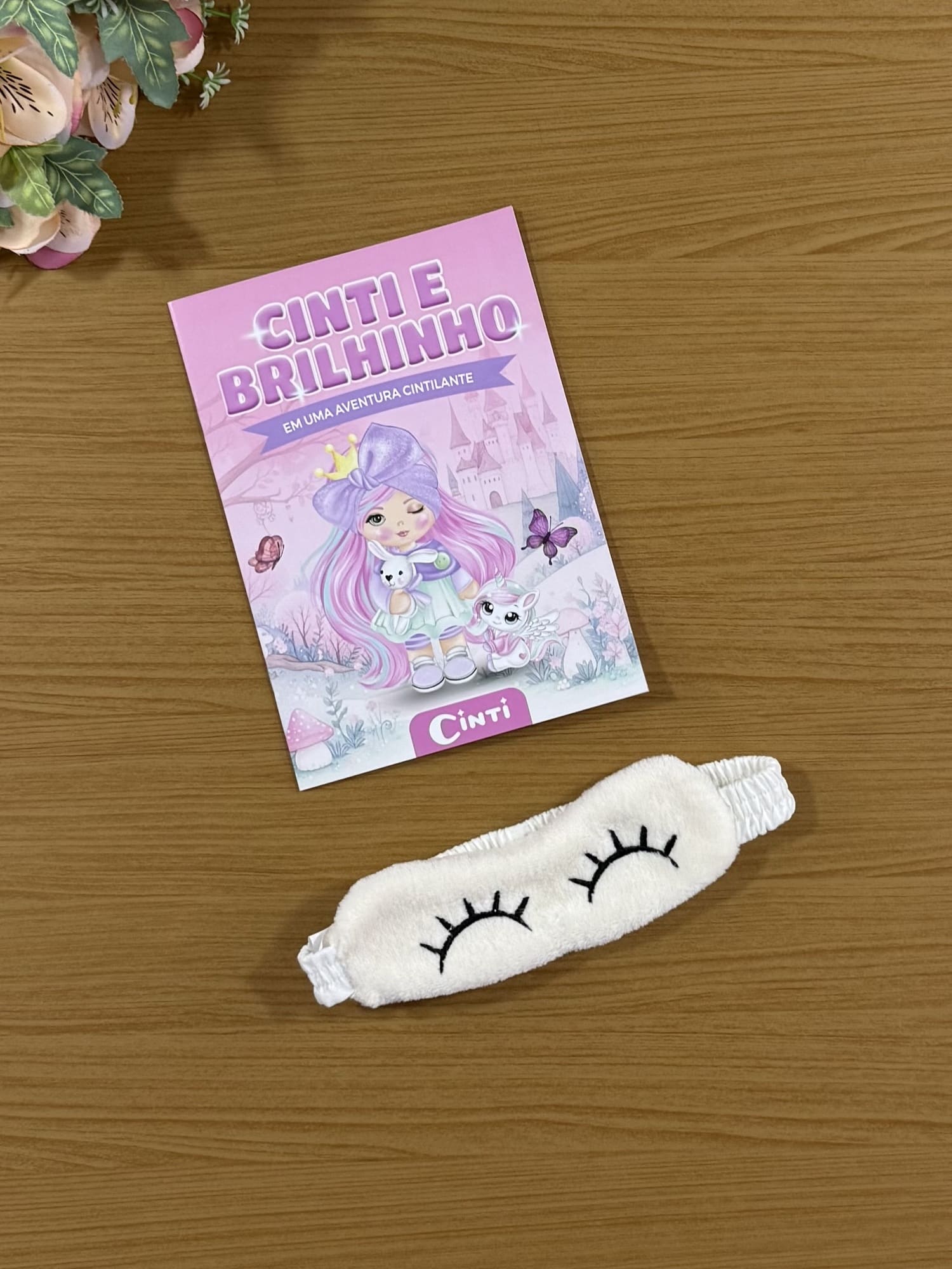 Pijama Infantil Cinti Inverno Calça e Blusa Unicórnio Brilhinho
