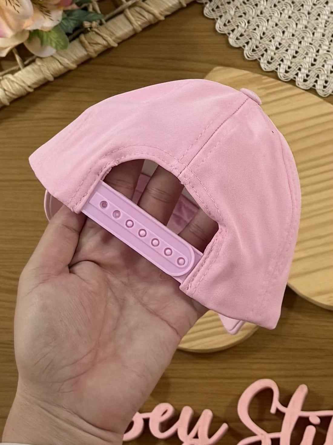 Boné Infantil Kukie Verão Rosa Concha