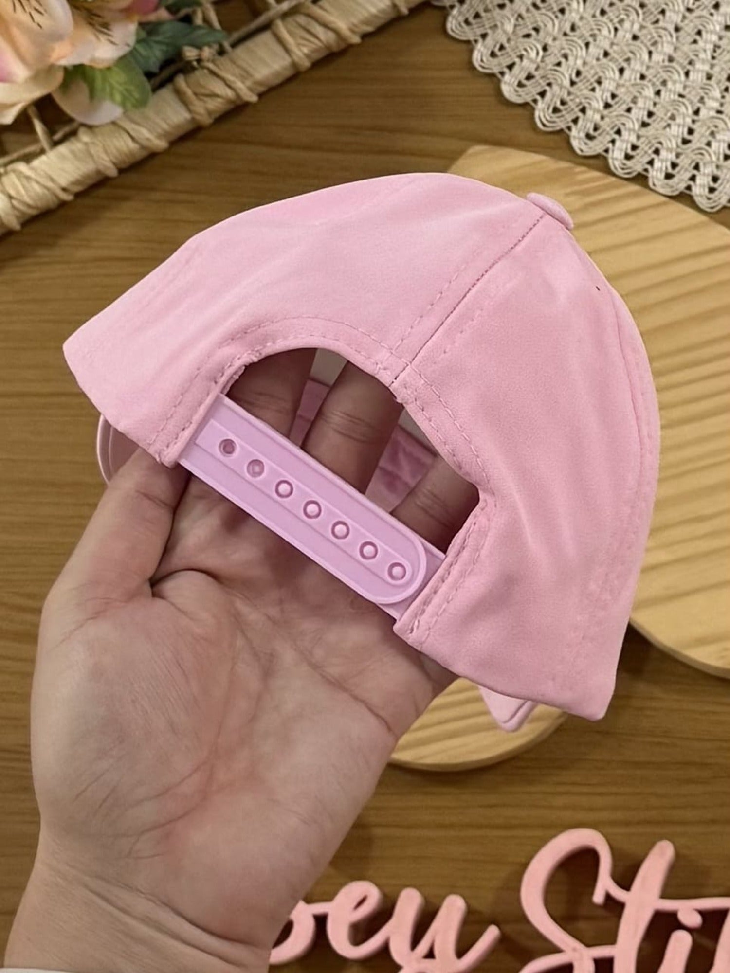 Boné Infantil Kukie Verão Rosa Concha