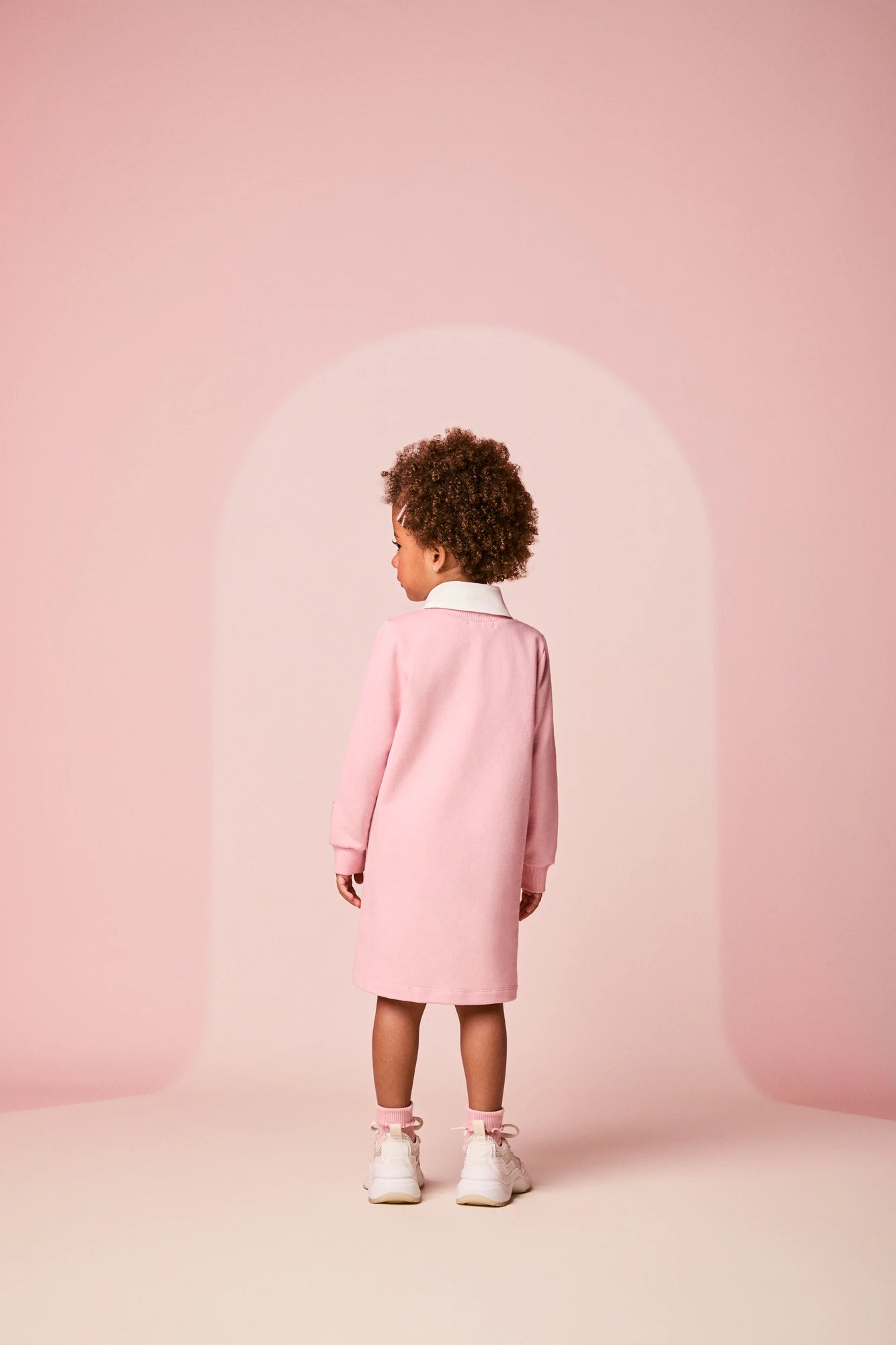 Vestido Infantil Momi Inverno Rosa Tico e Teco Tênista