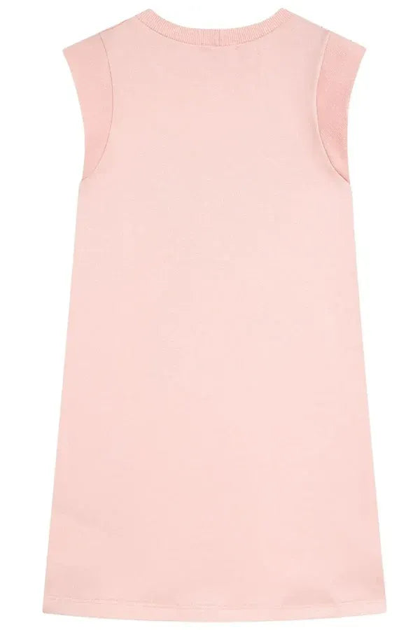 Vestido Infantil Kukiê Rosa Cachorrinha com Lacinho