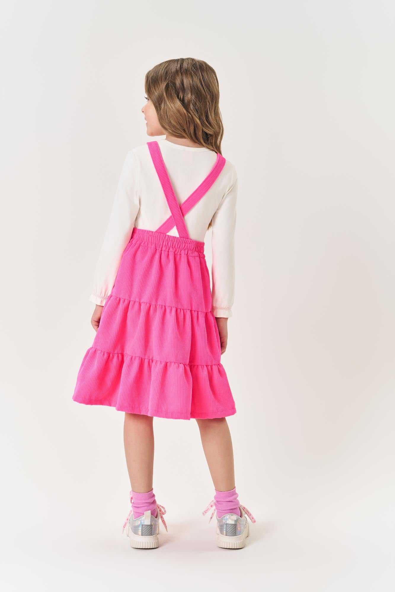 Salopete Infantil Cinti Inverno Com Blusa Manga Longa
