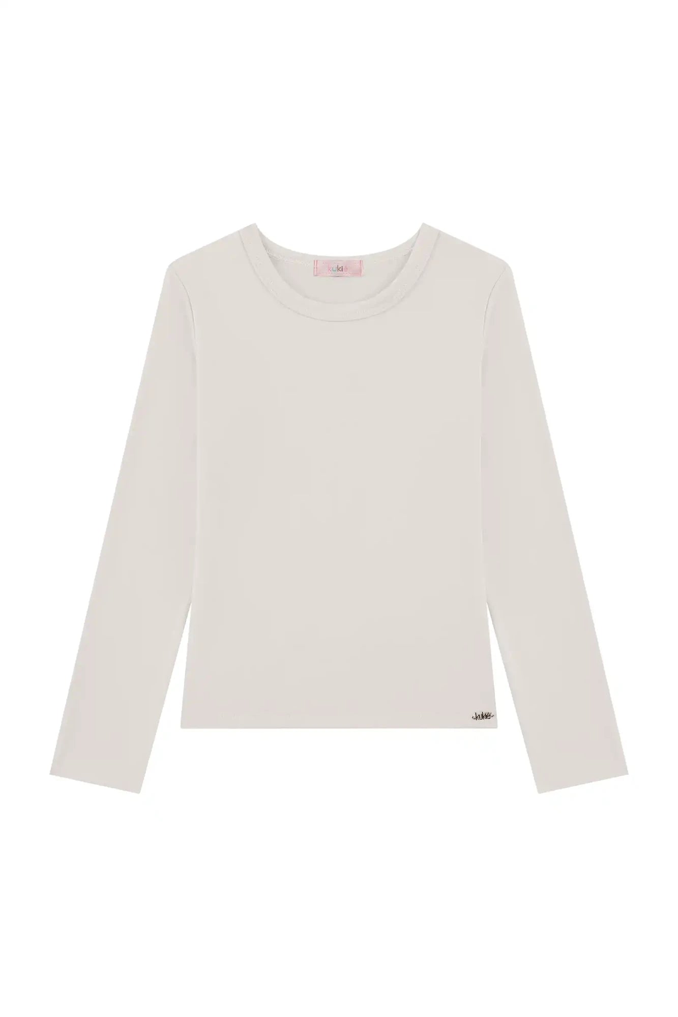 Blusa Infantil Kukiê Inveno Térmica Manga Longa Branca