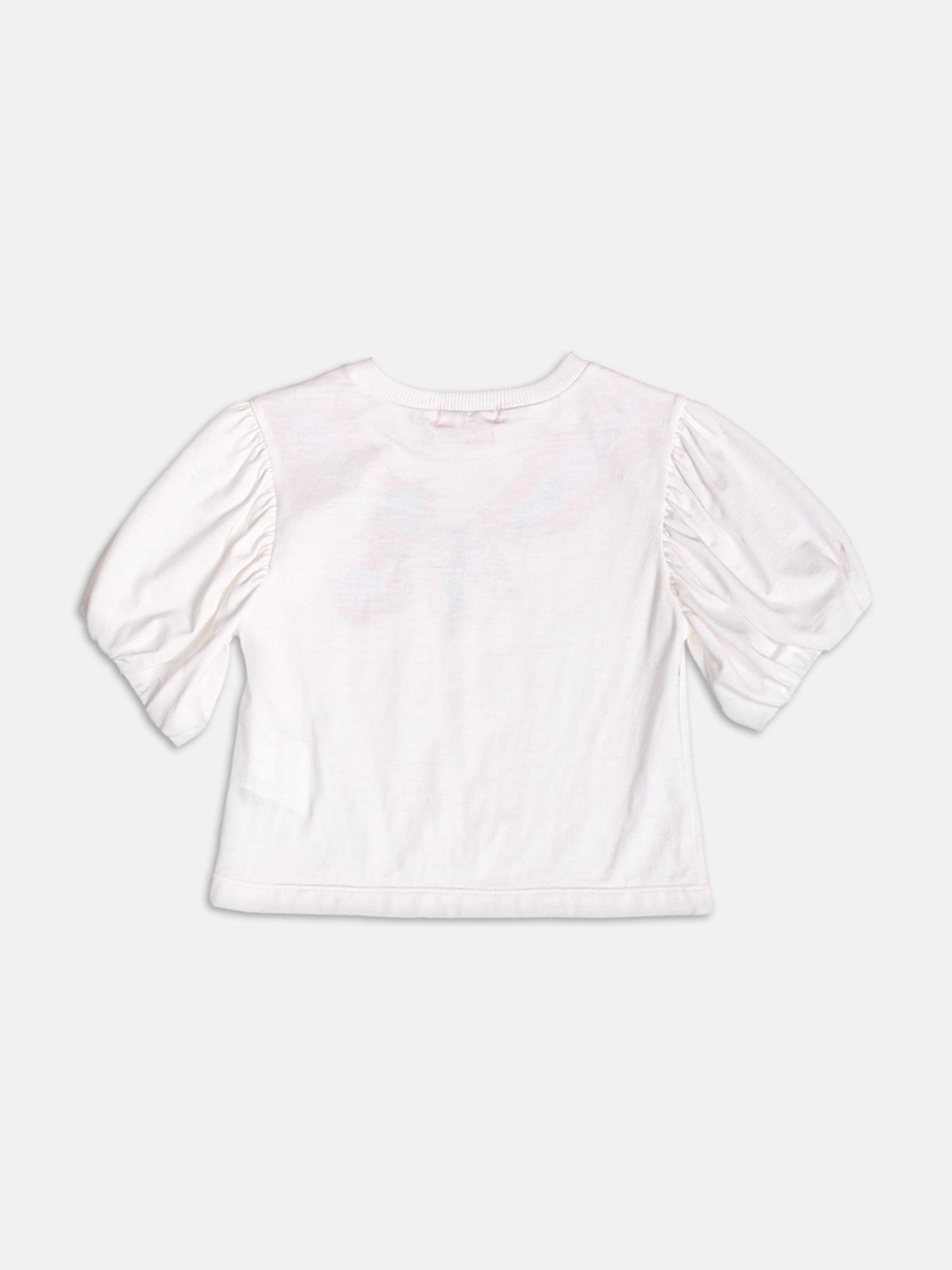 Conjunto Infantil Momi Verão com Shorts Saia Lilás e Blusa Branca Laço
