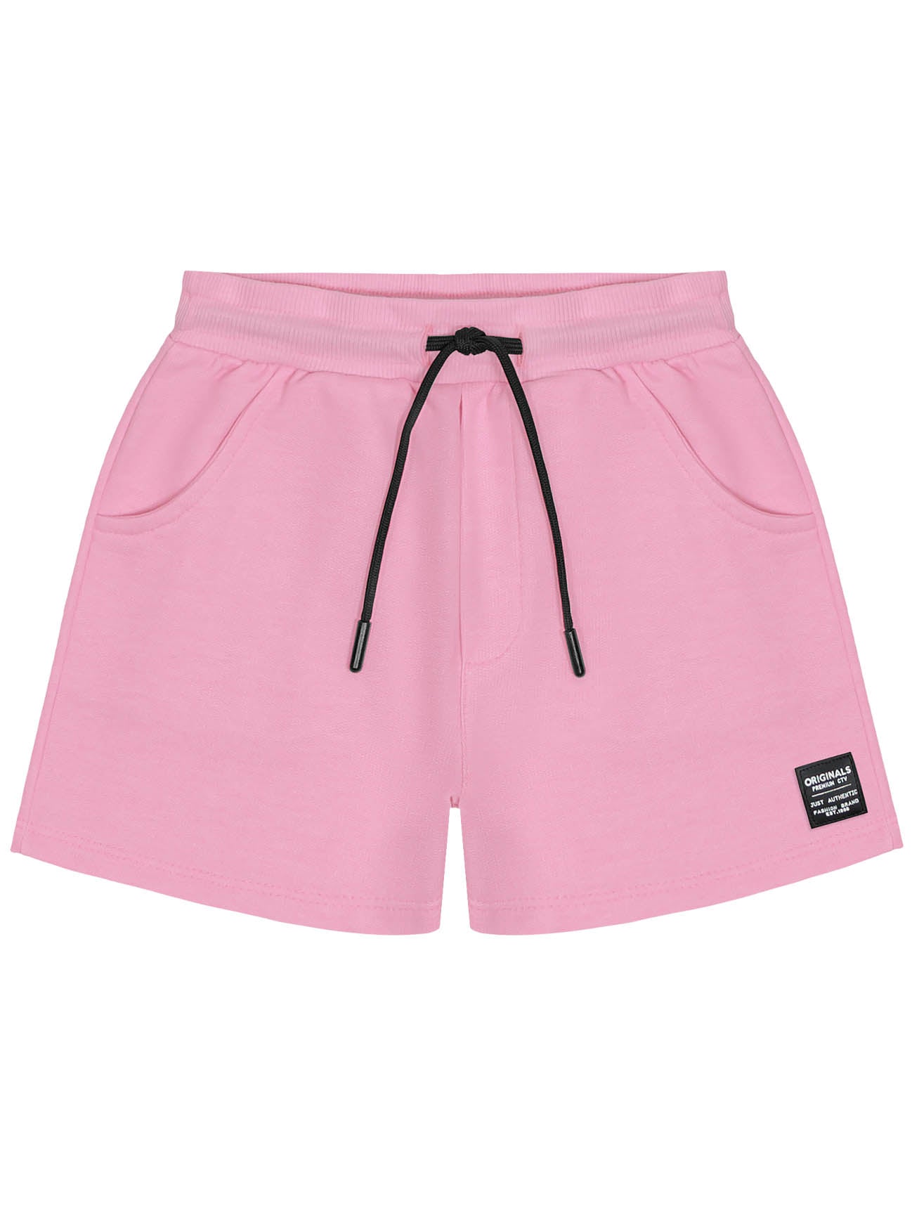 Shorts Infantil Catavento Verão Moletinho Rosa