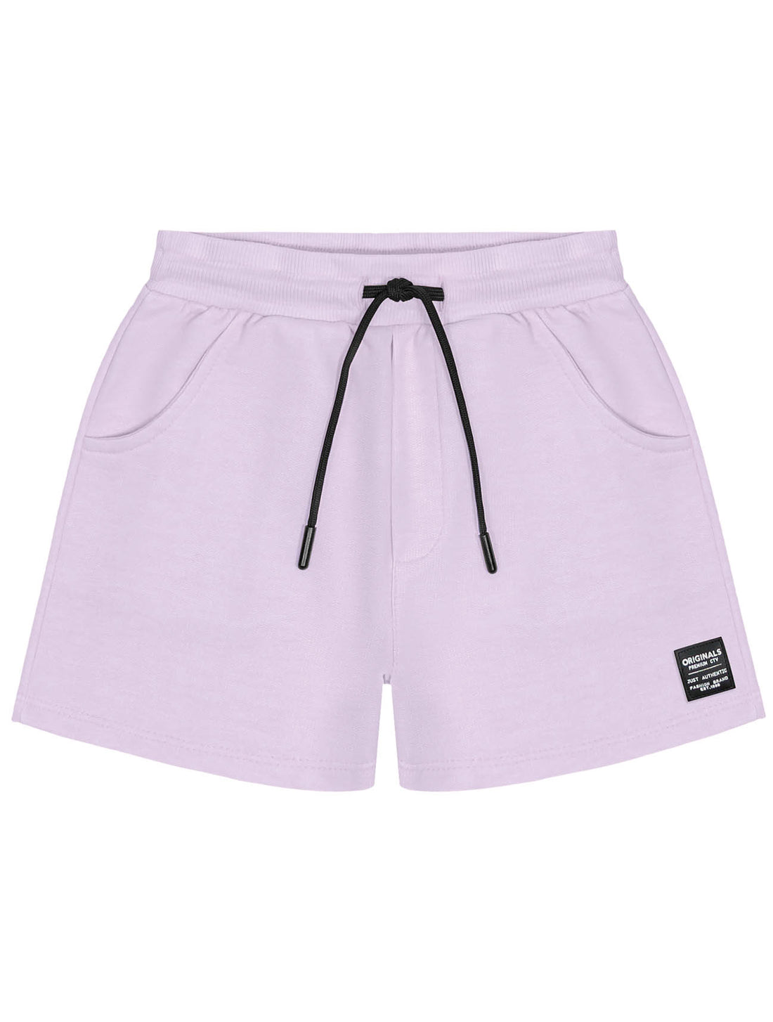 Shorts Infantil Catavento Verão Moletinho Lilás