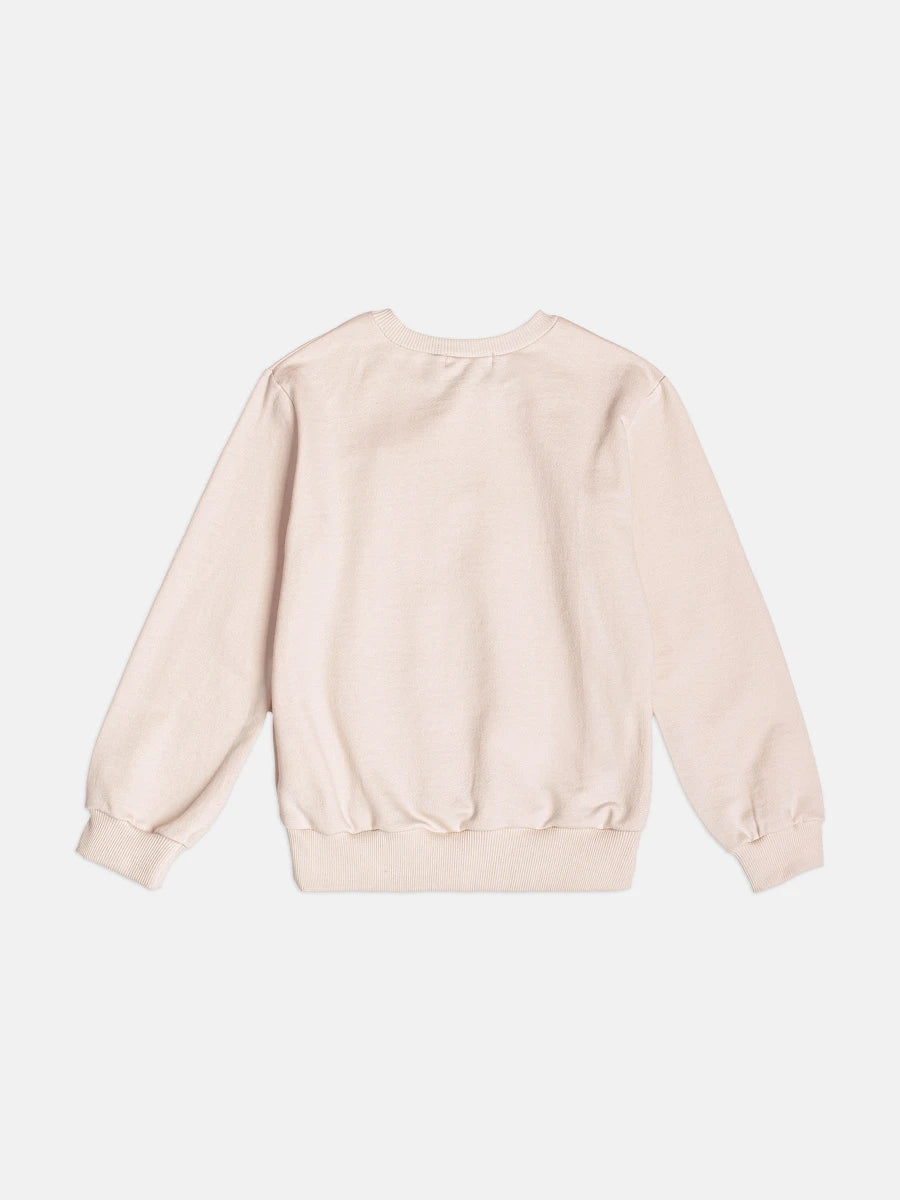 Moletom Infantil Momi Inverno sem Flanela Bege My Melody