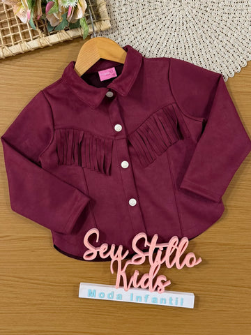 Jaqueta Country Infantil Momi Inverno Vinho