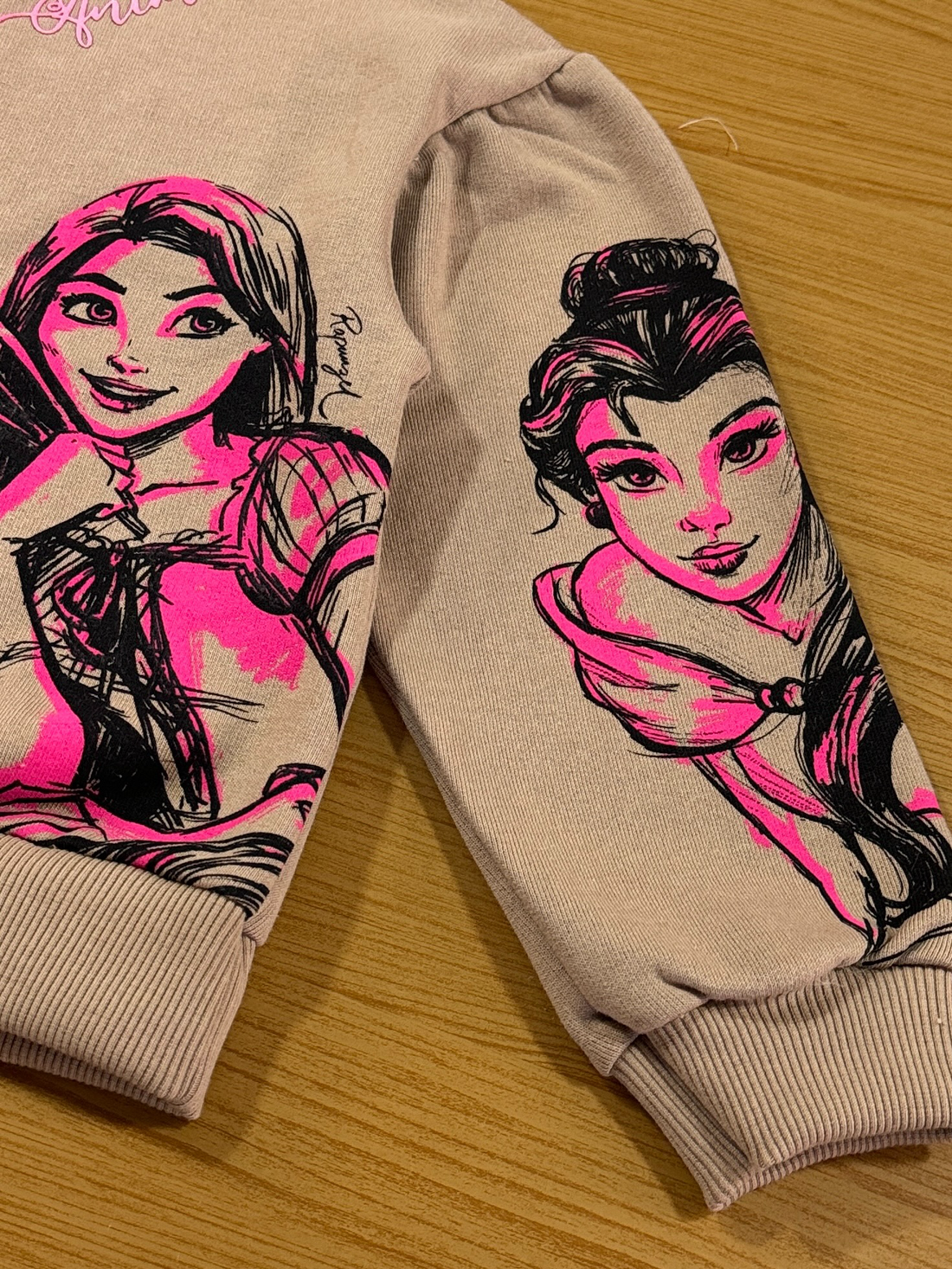 Moletom Infantil Animê Inverno Princesas Disney