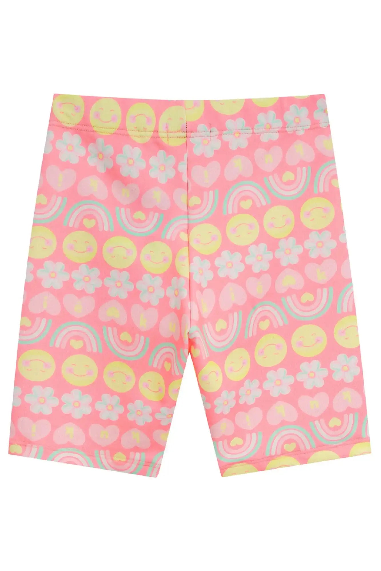 Shorts Ciclista Infantil Menina Kukiê Rosa Smile