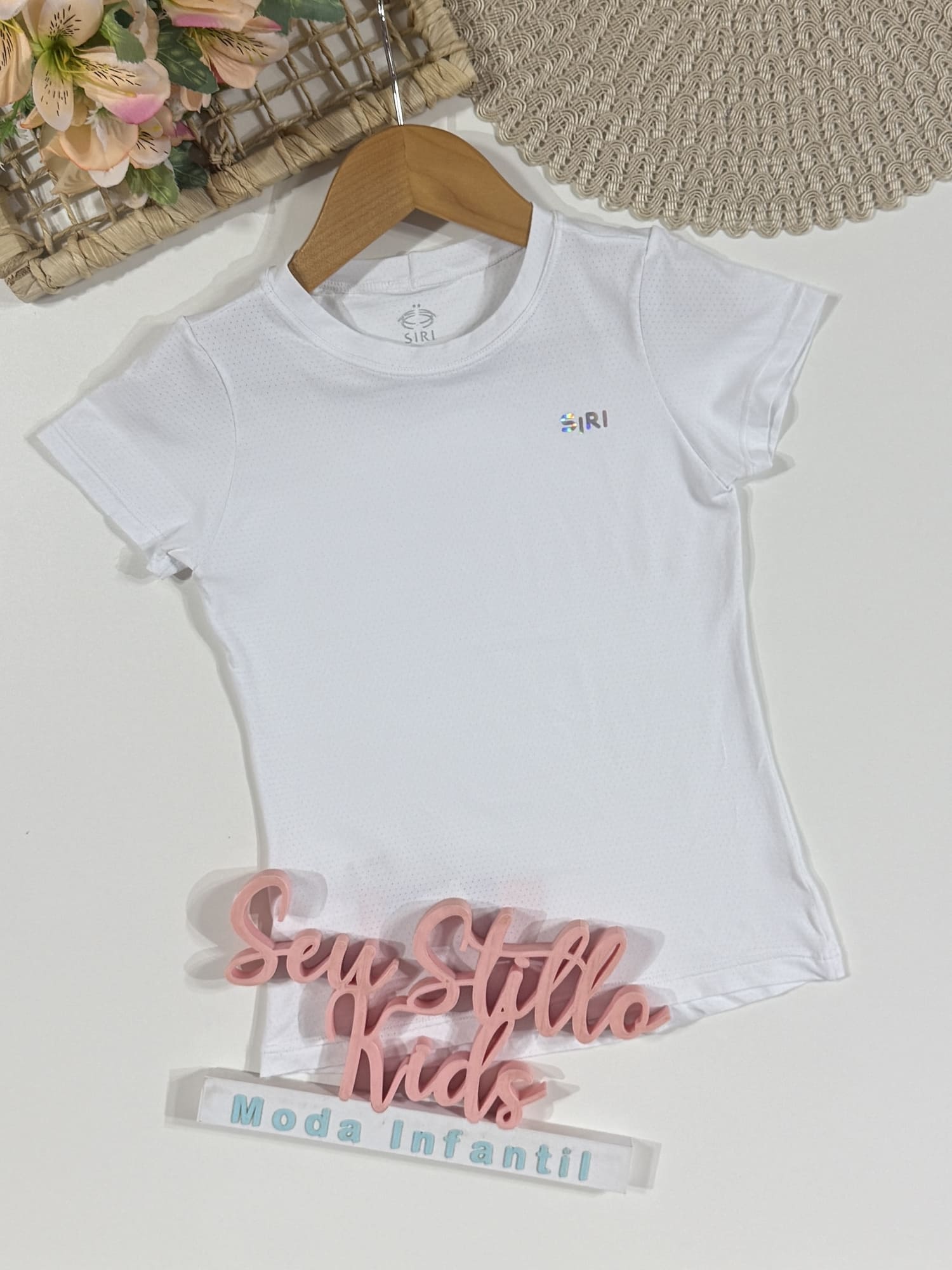 Blusa Infantil Siri Kids Sport Maria New Branca 41987