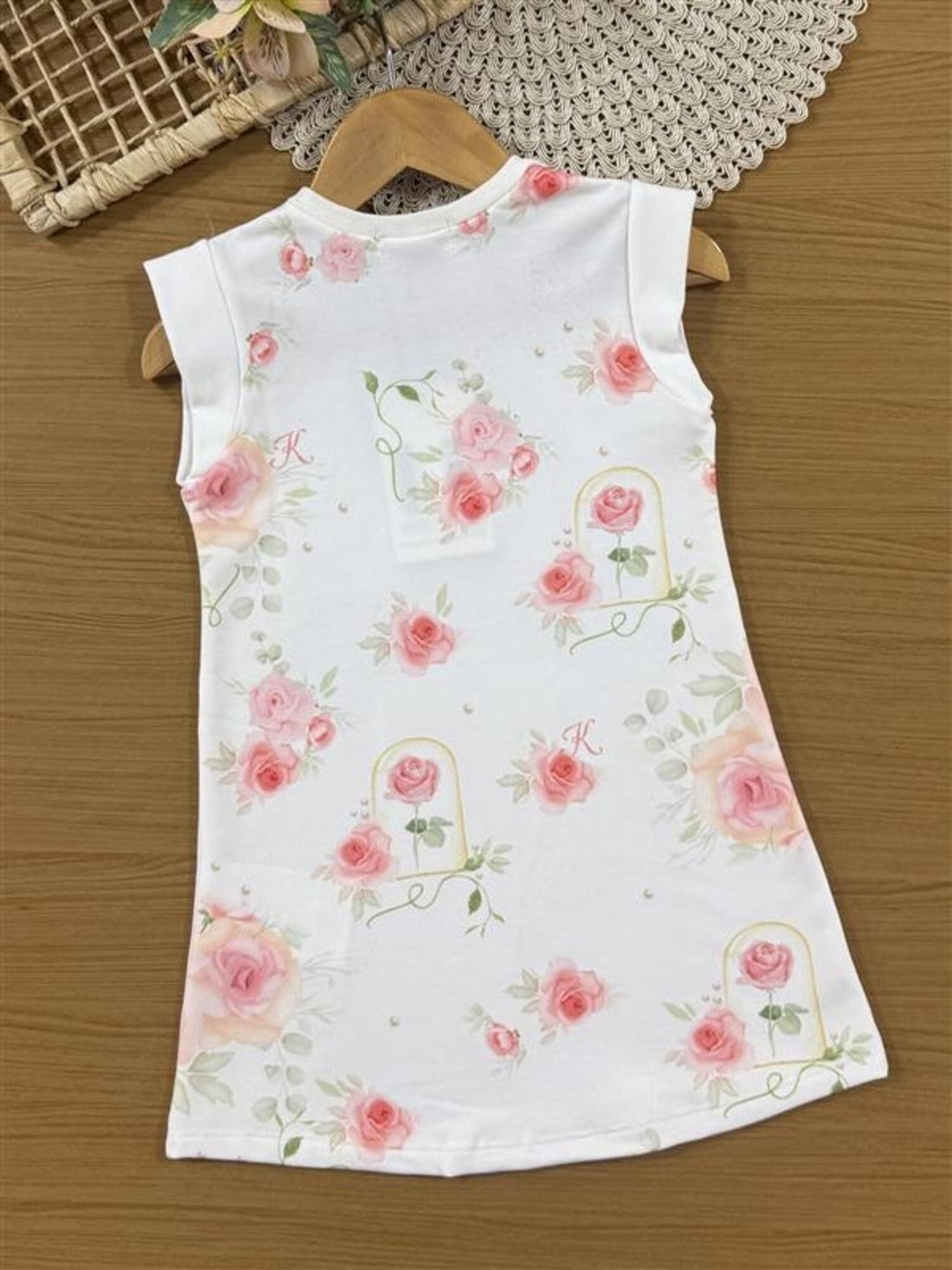 Vestido Infantil Kukiê Verão Branco Princesa Bela