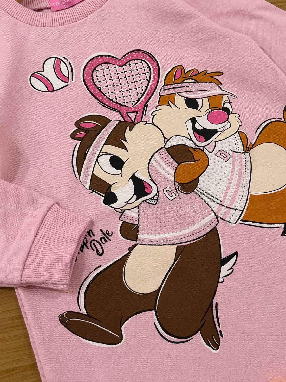 Vestido Infantil Momi Inverno Rosa Tico e Teco Tênista