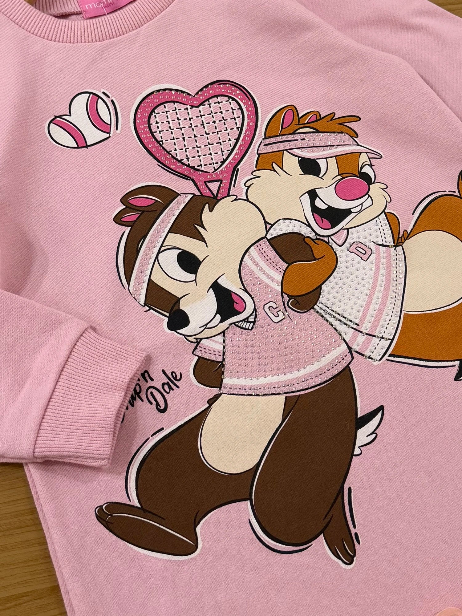 Vestido Infantil Momi Inverno Rosa Tico e Teco Tênista