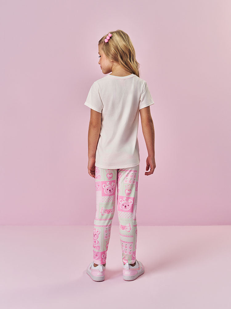 Calça Legging Infantil Cinti Verão Colorida Docinhos
