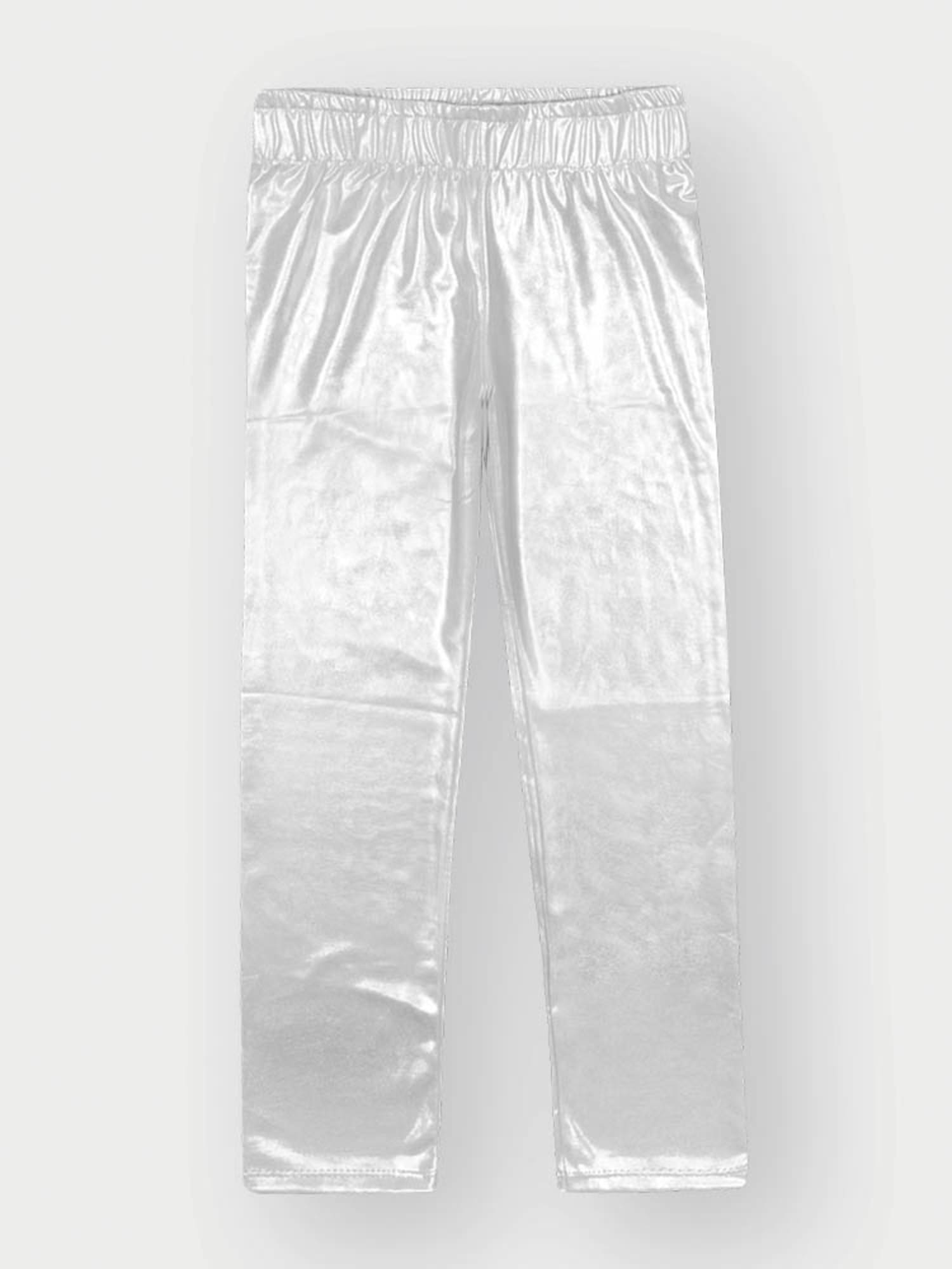 Conjunto Infantil Cinti Verão com Calça Holográfica e Blusa Lilás Sereia