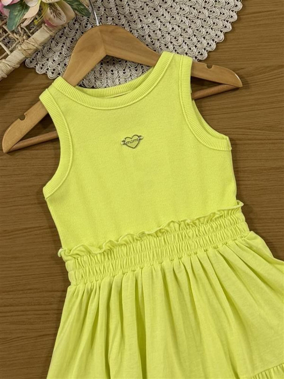 Vestido Infantil Momi Verão Verde