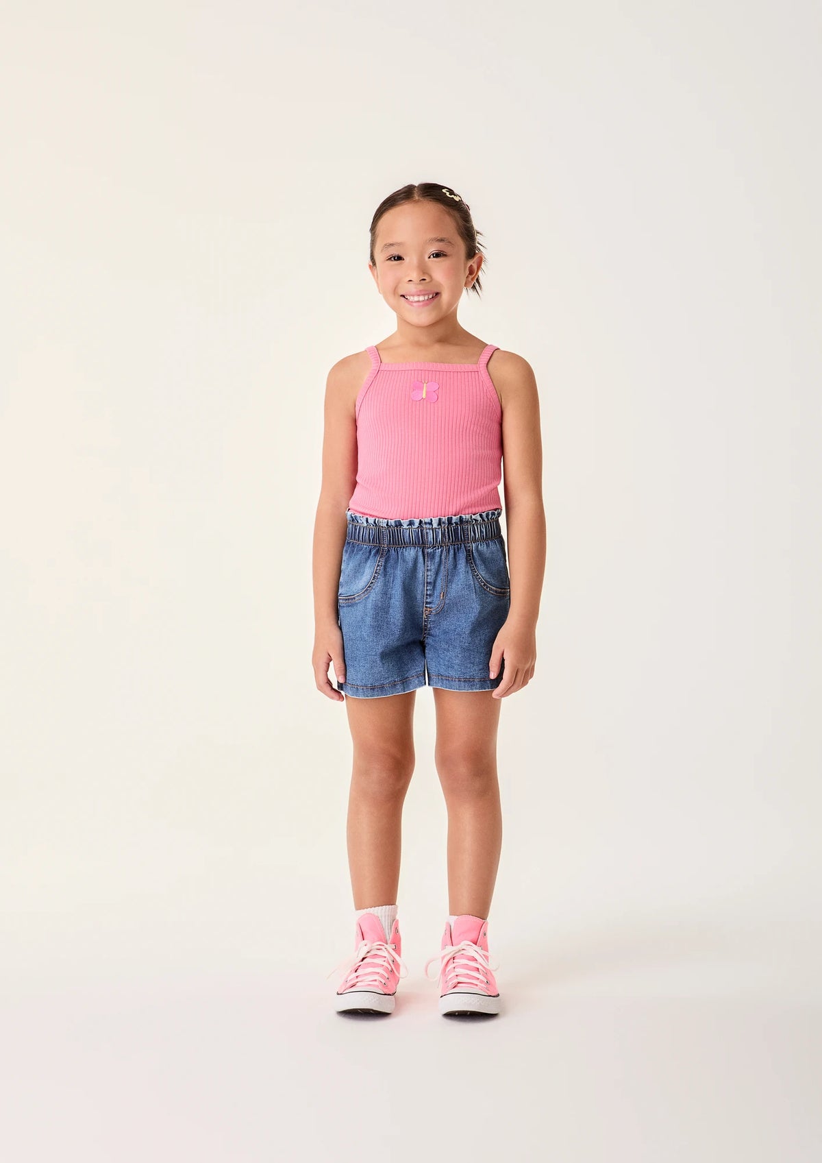 Shorts Jeans Infantil Menina Bimbi