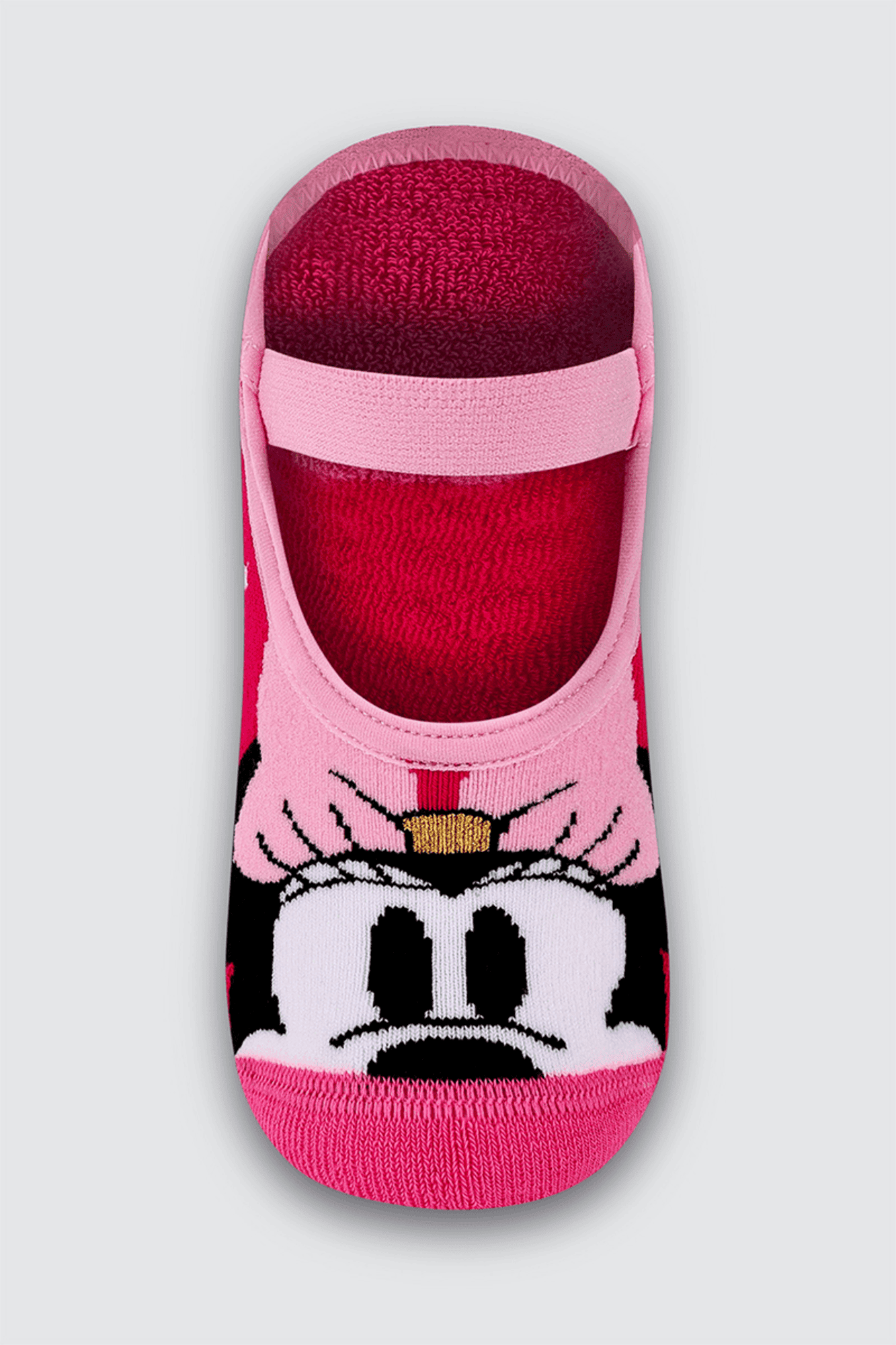 Meia Infantil Lupo Sapatilha Antiderrapante Minnie Disney