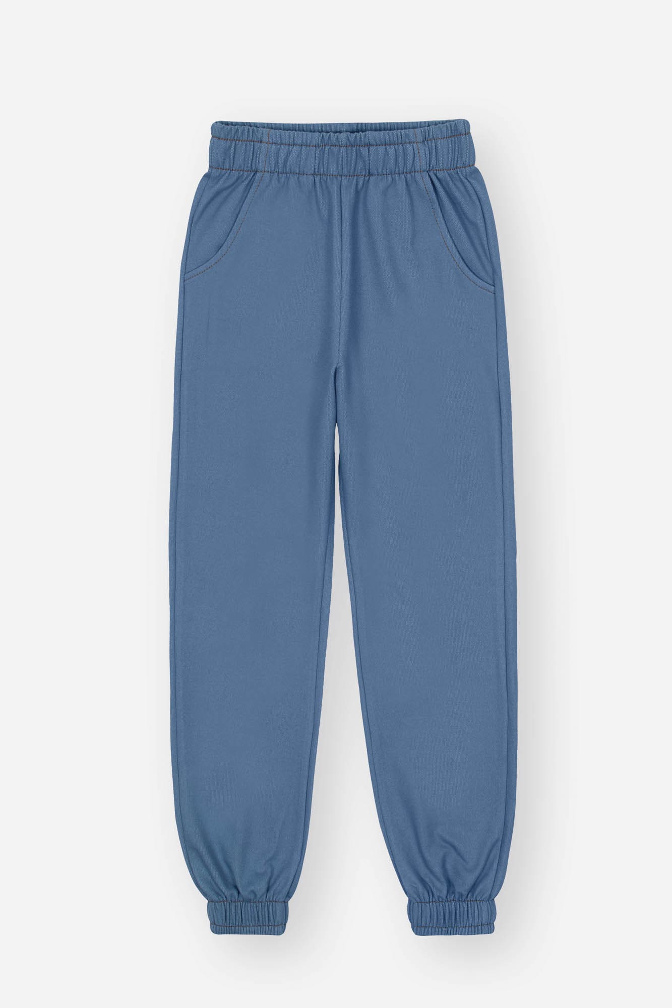 Conjunto Infantil Cinti Inverno com Calça e Jaqueta Jeans Claro Ursinhos