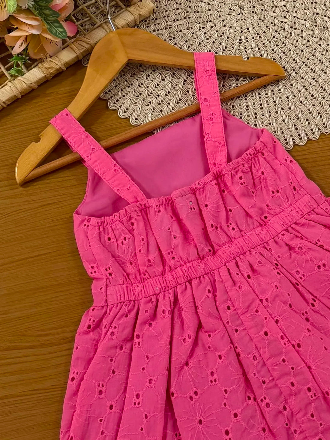 Vestido Infantil Bimbi Laise Rosa