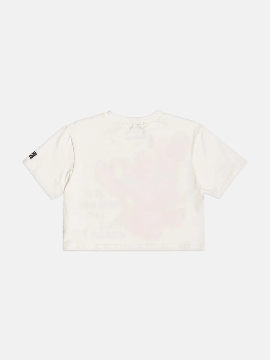 Blusa Infantil Menina Bimbi Branca Angel Sorvetinho Disney